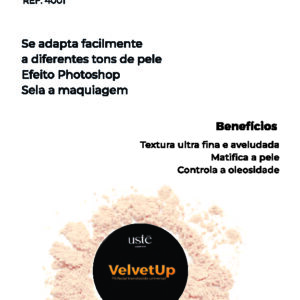 Uste Pó Solto Translúcido Velvetup 10g